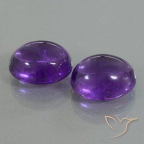 8.09克拉天然紫水晶，椭圆形，透明/半透明