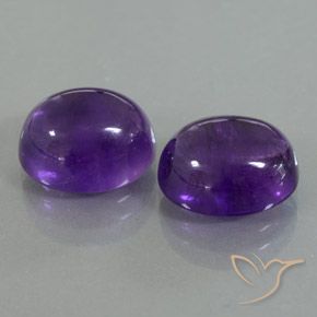 8.16克拉天然紫水晶，椭圆形，透明/半透明