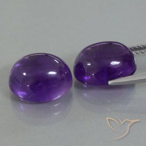 8.16克拉天然紫水晶，椭圆形，透明/半透明