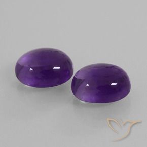 8.26克拉天然紫水晶，椭圆形，透明