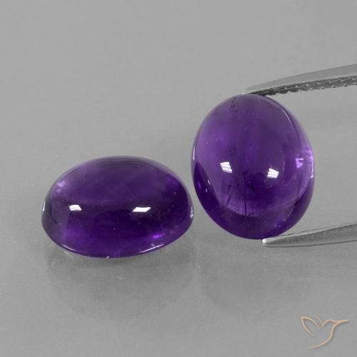 8.25克拉天然紫水晶，椭圆形，透明