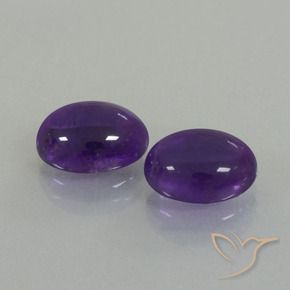 7.31克拉天然紫水晶，椭圆形，透明