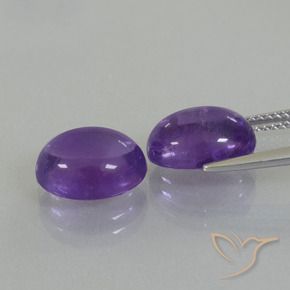 7.76克拉天然紫水晶,椭圆形,透明
