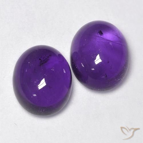 7.70克拉天然紫水晶，椭圆形，透明