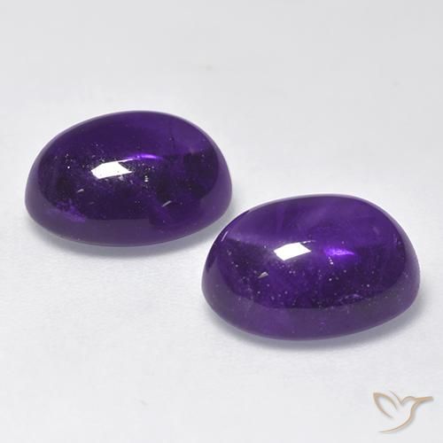 7.70克拉天然紫水晶，椭圆形，透明