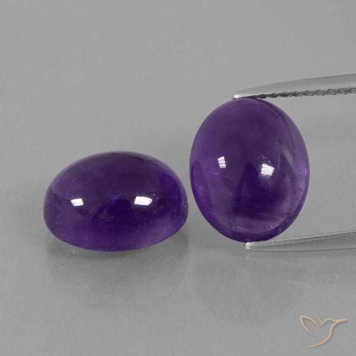 8.43克拉天然紫水晶，椭圆形，透明
