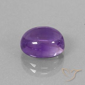 4.47克拉天然紫水晶，椭圆形，透明