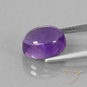4.47克拉天然紫水晶，椭圆形，透明