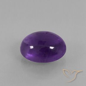 3.81克拉天然紫水晶，椭圆形，透明