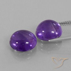 9.45克拉天然紫水晶，圆形的，透明