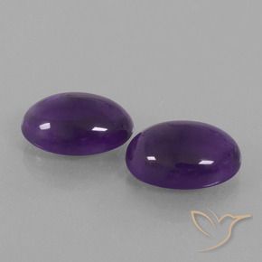 10.88克拉天然紫水晶，椭圆形，透明