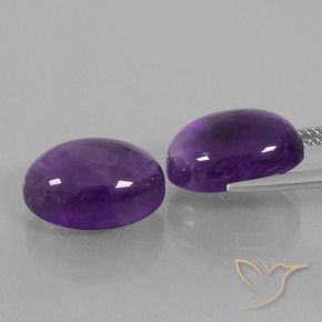 14.49克拉天然紫水晶，椭圆形，透明