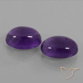 12.94克拉天然紫水晶，椭圆形，透明