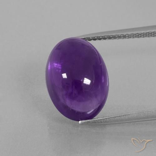 8.04克拉天然紫水晶，椭圆形，透明