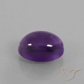 8.04克拉天然紫水晶，椭圆形，透明