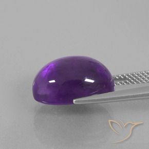 8.04克拉天然紫水晶，椭圆形，透明