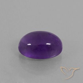 6.72克拉天然紫水晶，椭圆形，透明