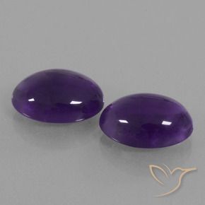 11.24克拉天然紫水晶，椭圆形，透明