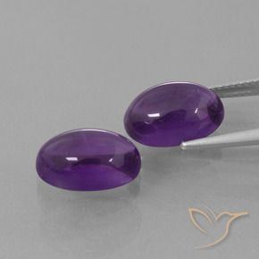 8.34克拉天然紫水晶，椭圆形，透明