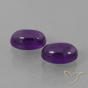 8.44克拉天然紫水晶，椭圆形，透明