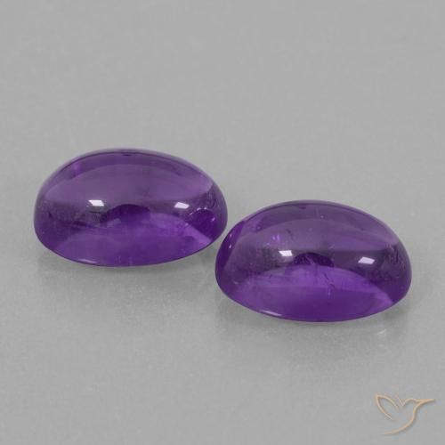 8.42克拉天然紫水晶，椭圆形，透明