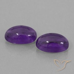 8.14克拉天然紫水晶，椭圆形，透明