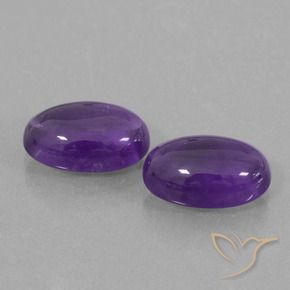 7.09克拉天然紫水晶，椭圆形，透明