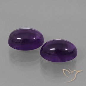 9.17克拉天然紫水晶，椭圆形，透明