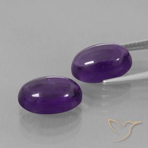 7.90克拉天然紫水晶，椭圆形，透明