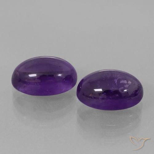 8.58克拉天然紫水晶，椭圆形，透明