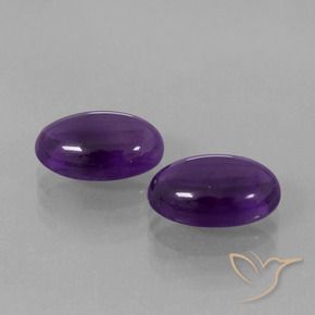 6.49克拉天然紫水晶，椭圆形，透明