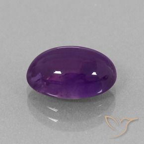 3.88克拉天然紫水晶，椭圆形，透明