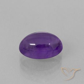 4.10克拉天然紫水晶，椭圆形，透明