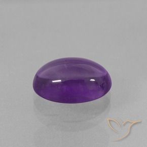 3.67克拉天然紫水晶，椭圆形，透明
