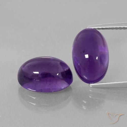 8.85克拉天然紫水晶，椭圆形，透明