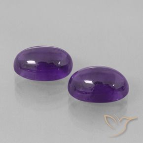 8.14克拉天然紫水晶，椭圆形，透明