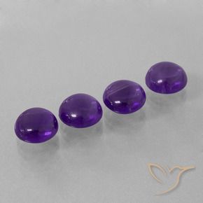 9.33克拉天然紫水晶，圆形的，透明