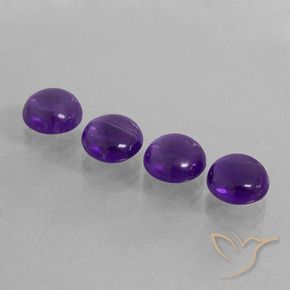 9.33克拉天然紫水晶，圆形的，透明