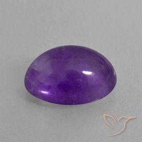 6.23克拉天然紫水晶，椭圆形，透明