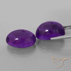 13.29克拉天然紫水晶，椭圆形，透明