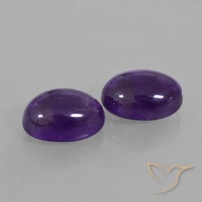 12.94克拉天然紫水晶，椭圆形，透明