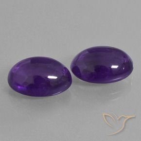 11.97克拉天然紫水晶，椭圆形，透明
