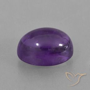 6.87克拉天然紫水晶，椭圆形，透明