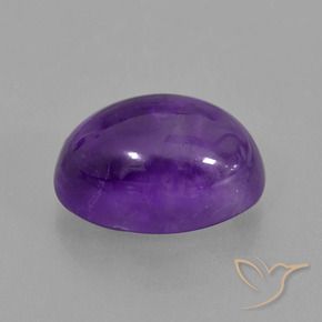 7.13克拉天然紫水晶，椭圆形，透明