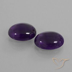 6.01克拉天然紫水晶，椭圆形，透明