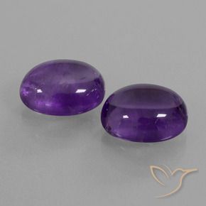 7.88克拉天然紫水晶，椭圆形，透明