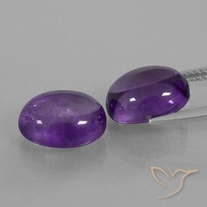 7.88克拉天然紫水晶，椭圆形，透明