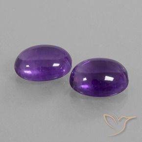 7.01克拉天然紫水晶，椭圆形，透明