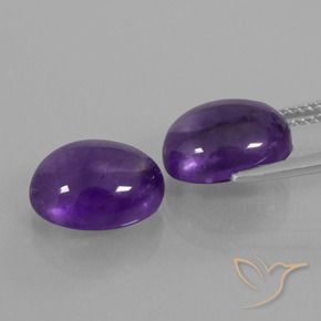 7.69克拉天然紫水晶，椭圆形，透明