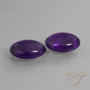 10.19克拉天然紫水晶，椭圆形，透明